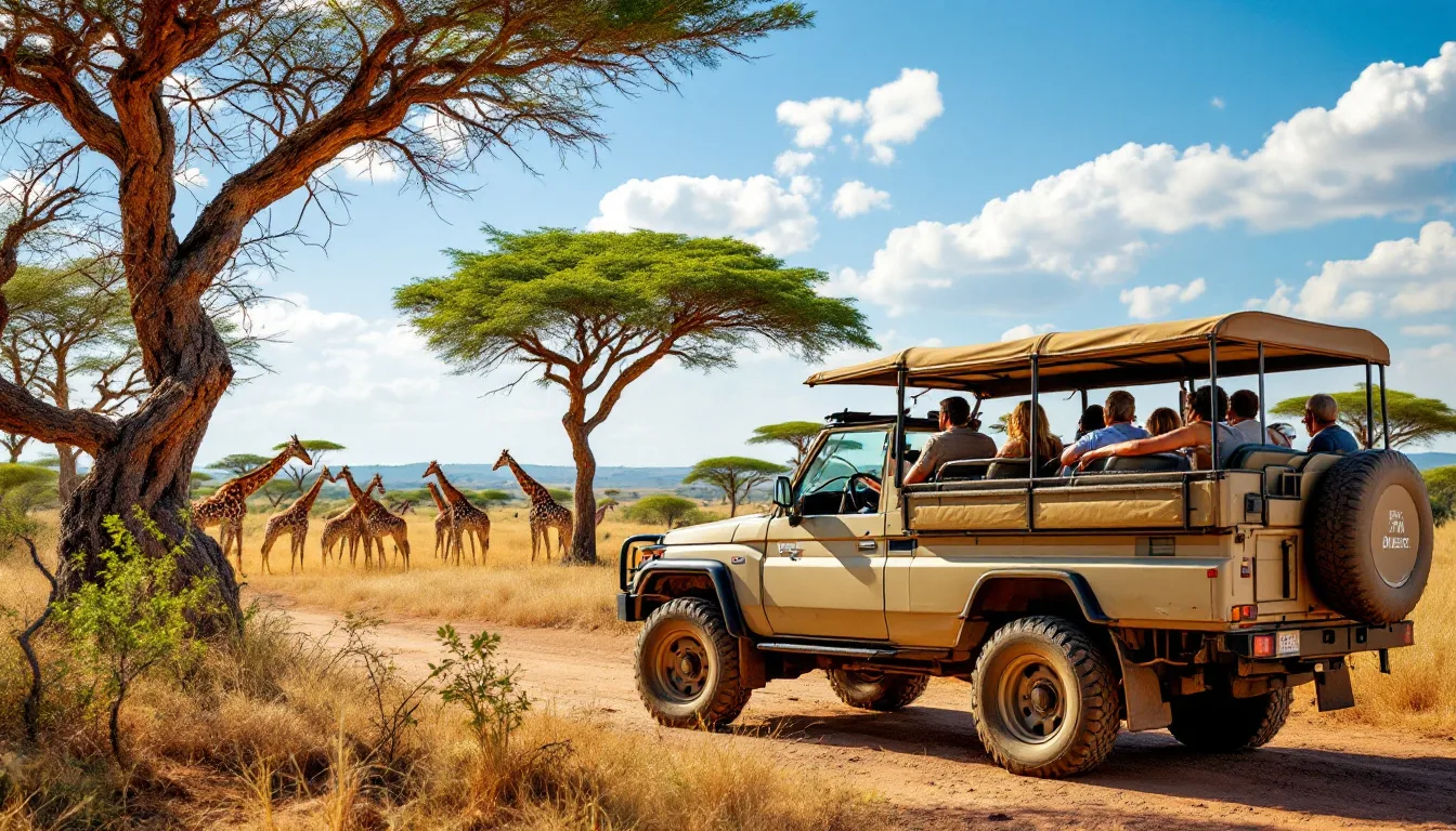 découvrez les meilleures options de transport pour explorer les paysages époustouflants du kenya pendant votre safari. de la voiture tout-terrain aux safaris à pied, apprenez comment choisir le moyen de déplacement idéal pour une aventure inoubliable au cœur de la faune et la flore kenyane.
