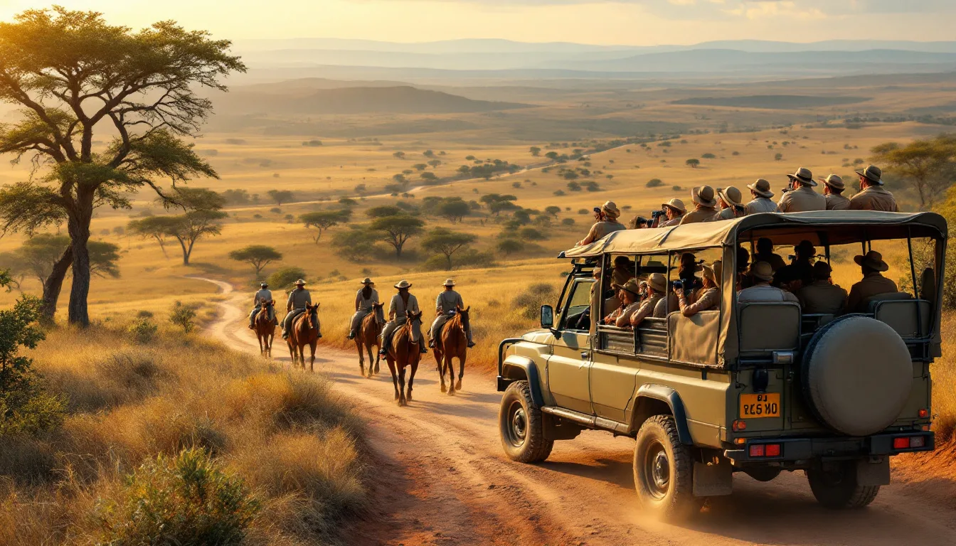 découvrez les meilleures options de transport pour explorer les paysages époustouflants du kenya lors de votre safari. que ce soit en véhicule 4x4, en montgolfière ou à pied, apprenez comment tirer le meilleur parti de votre aventure et observer la faune dans son habitat naturel.