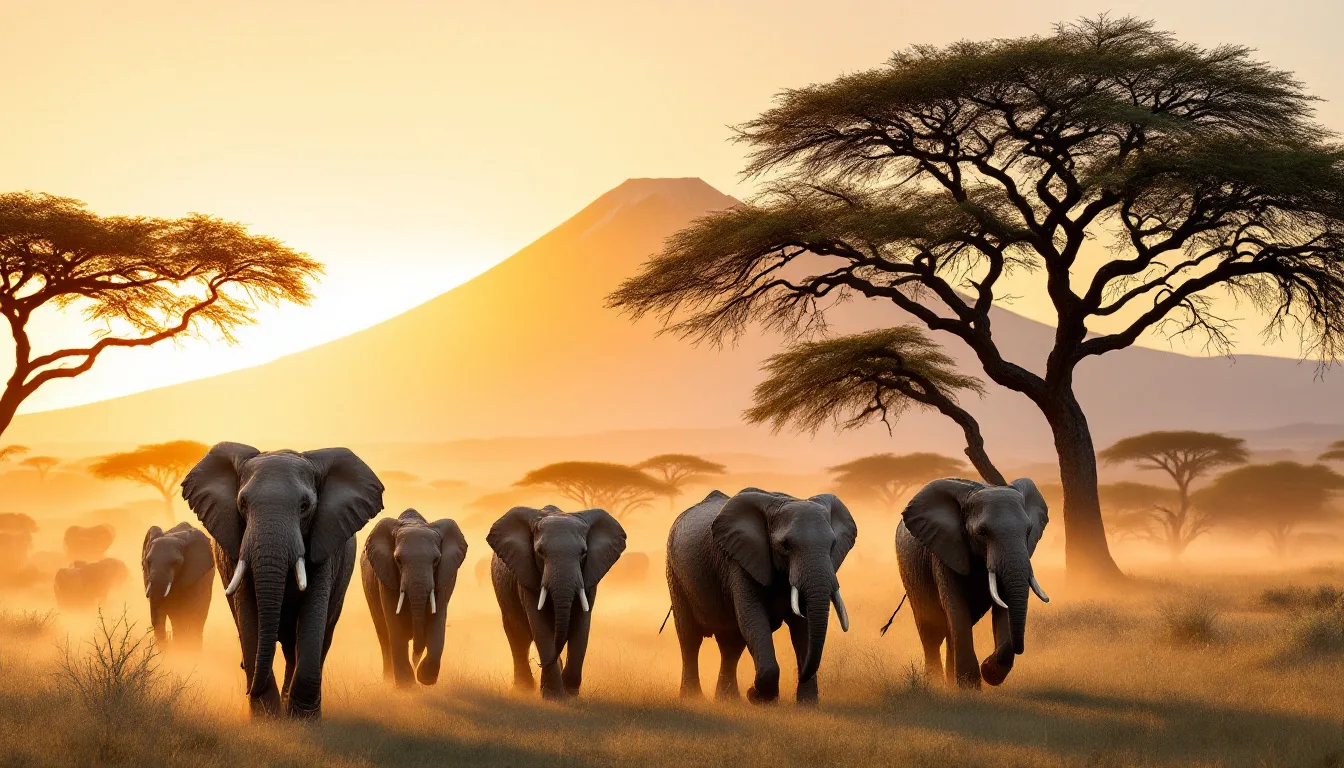 découvrez les merveilles naturelles et la faune exceptionnelle du parc national d'amboseli, où majestueuses scènes de paysages africains et rencontres inoubliables avec les éléphants vous attendent. explorez des safaris immersifs et vivez des aventures uniques au cœur de la riche biodiversité de ce parc emblématique.
