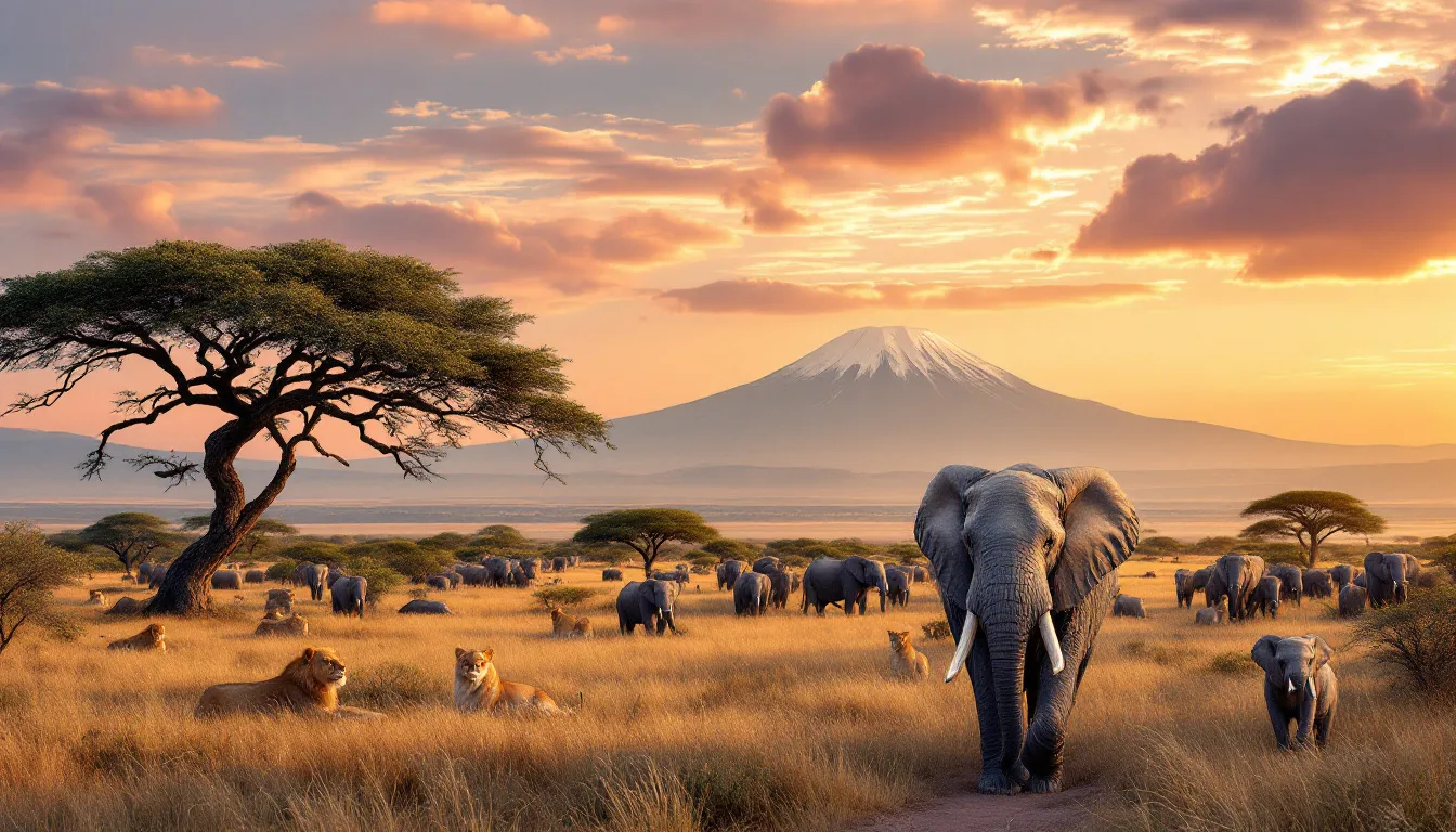 découvrez les expériences uniques offertes par le parc national d'amboseli, où la majesté des éléphants et les vues imprenables sur le kilimandjaro vous attendent. plongez dans la riche biodiversité, explorez des safaris inoubliables et vivez l'authenticité de la culture locale tout en vous émerveillant devant les paysages spectaculaires.